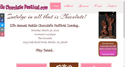 Desktop Screenshot of mobilechocolatefestival.com