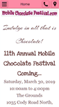 Mobile Screenshot of mobilechocolatefestival.com